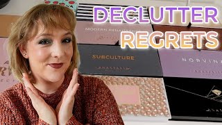 DECLUTTER REGRETS ABH  Do I regret decluttering my Anastasia Beverly Hills eyeshadow palettes [upl. by Lehet40]