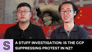 Is the CCP suppressing protest in New Zealand  Stuffconz [upl. by Leirbag]