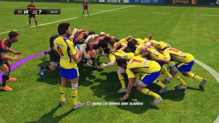 Toulouse  ASM Clermont  Rugby Challenge 2 PCFR [upl. by Drahsir]