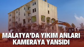 MALATYADA YIKIM ANLARI KAMERALARA YANSIDI [upl. by Rotce845]