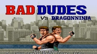 Bad Dudes Vs DragonNinja Arcade Gameplay Playthrough longplay [upl. by Amund]