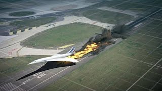 Air France Flight 4590  Crash Animation 4 [upl. by Enaej]