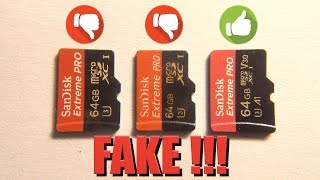 Sandisk 128 GB SD Card Fake vs Original [upl. by Anirac]