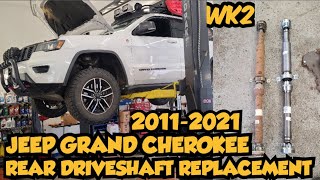 How to Replace the Driveshaft on a 20112021 JEEP Grand Cherokee WK2 VERY DETAILED [upl. by Jezabel]