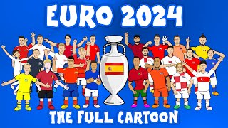 EURO 2024  The FULL Cartoon🏆 [upl. by Notlek649]