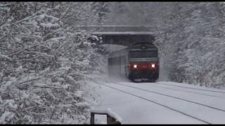 BB67400 dans la neige des Sauvages [upl. by Zitvaa459]