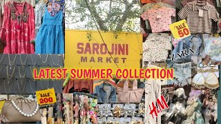 Sarojini Nagar  LATEST SUMMER COLLECTION March 2024 With Best Shop No [upl. by Fidele]