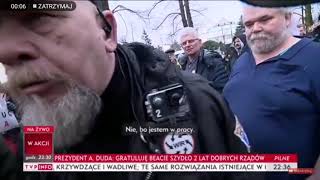 Dziennikarka TVP wyzwana od quotgównaquot i quotkurwyquot przez tzw quotobrońców demokracjiquot [upl. by Argella]