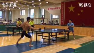 Lu XiaojunLiao Hui playing Pingpong [upl. by Lika]