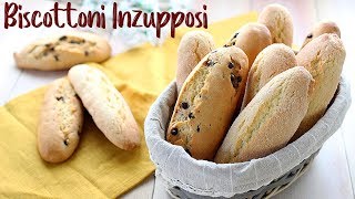 BISCOTTI INZUPPOSI  Ricetta Facile di Benedetta in 2 Versioni per i BISCOTTI DA INZUPPO [upl. by Husch]