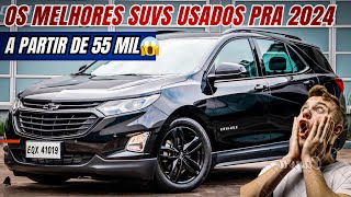 🔥 MELHORES SUVS USADOS PARA COMPRAR AGORA EM 2024 E SER FELIZ bons baratos e bem equipados [upl. by Morentz]