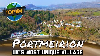 Portmeirion Wales  UKS MOST UNIQUE VILLAGE Useful info and how to get FREE ENTRY [upl. by Yrohcaz854]