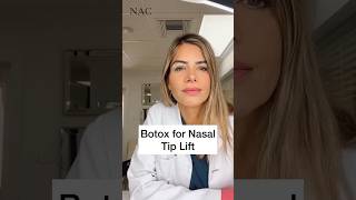 Botox for Nasal Tip Lift antiaging skincare botox nasaltiplift [upl. by Tierell601]