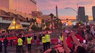 Formula 1 Launch Party Live Run Down Las Vegas Strip 2022  F1 Grand Prix 2022 Launch Party [upl. by Nylarahs]