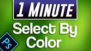 Photoshop  How to Select by Color [upl. by Dewitt]