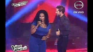 David Bisbal y Eva Ayllon cantan “Digale” en “La Voz Perú” [upl. by Seagraves]