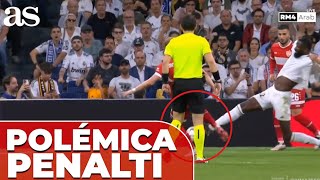 PENALTI para el REAL MADRID y el ÁRBITRO LO ANULA  ¿ERA PENALTI  CHAMPIONS LEAGUE [upl. by Akiret]