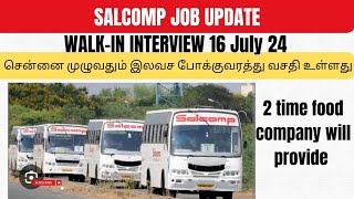 Salcomp latest walkin update Career coachதமிழ் [upl. by Talbott]