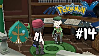 Pokemon X Walkthrough Coumarine City Gym Leader Ramos  Episode 14 [upl. by Sioled]