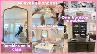 Nuevos silloncitos 🏠 Cambios en la casa seguimos viendo muebles [upl. by Aluin929]