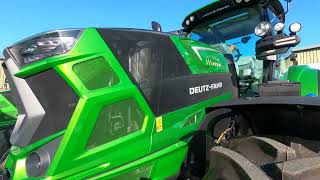 2024 DeutzFahr 6230 TTV Warrior Agrotron 61 Litre 6Cyl Diesel Tractor 230HP JAVA GREEN Houghton [upl. by Aicined722]