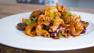 Mushroom and Fennel Pasta  Vegan [upl. by Odilia977]