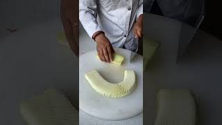 Have You Ever Seen A Melon Cut Like Thisfood fruitcarvingtutorial [upl. by Giuliana]