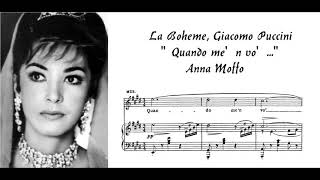 quotQuando men voquot La Boheme G Puccini  Anna Moffo Maria Callas OMG and Rolando Panerai [upl. by Aniretake]