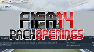 FIFA 14 Special Packs Silver Upgrade Pack and Gold Upgrade Pack Premium Gold Pack Openings [upl. by Lakim]