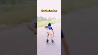 Speed skating 🔥🤘skate reaction Boy skating [upl. by Gradey]