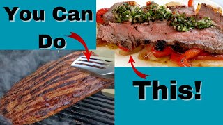 Grill TENDER FLANK STEAK Like A PRO [upl. by Nawiat]