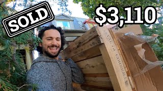 Turning 7 Free Pallets into 3110  Ultimate Pallet Woodworking Compilation [upl. by Aikahs]