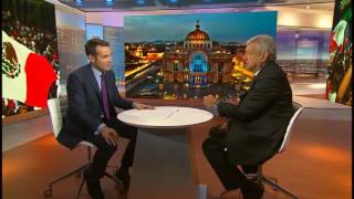 Entrevista AMLO con la agencia Bloomberg [upl. by Joyce525]