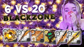 what no gear fear looks like  Fighting BLOBS in Blackzone  6 vs 20  ALBION ONLINE [upl. by Dylana]