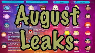 Disney Tsum Tsum  August Leaks [upl. by Mehs174]