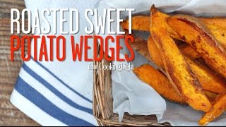 Roasted Sweet Potato Wedges  Cooking Light [upl. by Salsbury]