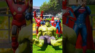 GTA V HULK BROTHERS EPIC SAVE AVENGERS FROM ZOMBIE APOCALYPSE ðŸ¤¯ shorts gta5 [upl. by Sybilla]