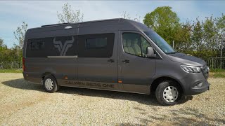 ECHTES STEALTH WOHNMOBIL Dr Martin Pleys Calwen Berg One 7m Sprinter Überall unentdeckt stehen [upl. by Enylekcaj280]