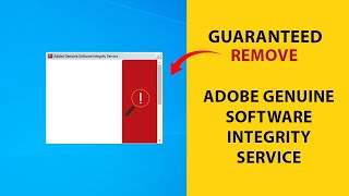 Guaranteed  How to Disable Adobe Genuine Software Integrity Service 2022 [upl. by Kwapong]