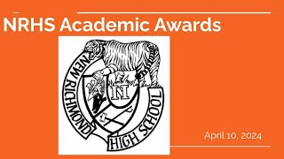 NRHS Academic Awards 2024 [upl. by Ludvig]