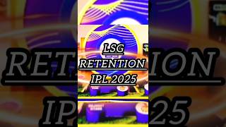 LSG IPL 2025 Retentionlikeshortslsgtrendingviralsportscricketsubscribe [upl. by Si]