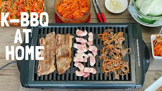 Korean BBQ at Home Mukbang Quarantine Version [upl. by Erasmus]