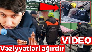 Vüqarın anasının xilas edildiyi anın görüntüsü  Vəziyyətləri ağırdır [upl. by Ahseem]