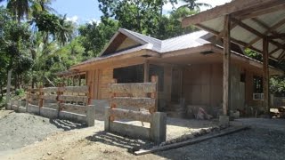 Philippine Expats New Home Construction Guimaras Island Day 3 video 2 Philippines [upl. by Gertruda]