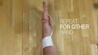 Crossfit hand tape in less than 2 minutes [upl. by Egap299]