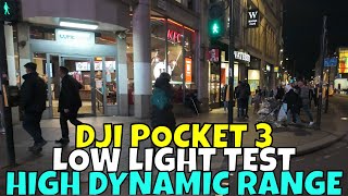 DJI Osmo Pocket 3  Low Light Test  High Dynamic Range  4K50FPS [upl. by Feldt]