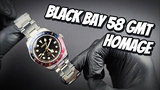 Black Bay 58 GMT Homage Build seikomod [upl. by Ahsilif2]