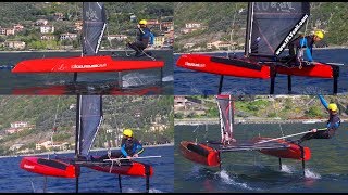 iFLY15 Academy  Doing those Foiling Gybes on Your iFLY Hydrofoil catamaran iFLY15academy ifly15 [upl. by Orren]