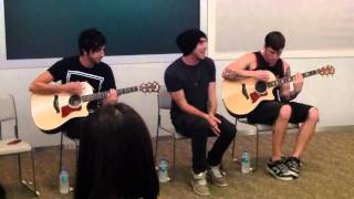 All Time Low  Time Bomb Acoustic [upl. by Aleit]