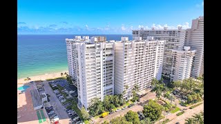 4300 N Ocean Blvd Unit 14F Fort Lauderdale FL  Standard Walkthrough Video [upl. by Epilif]